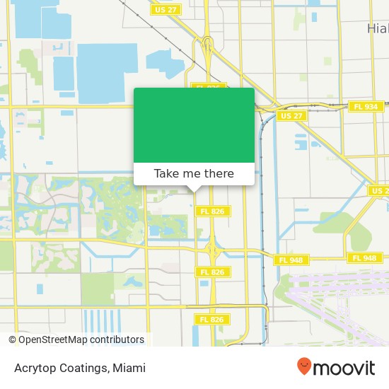 Acrytop Coatings map