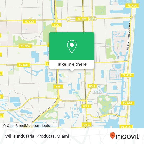 Willis Industrial Products map