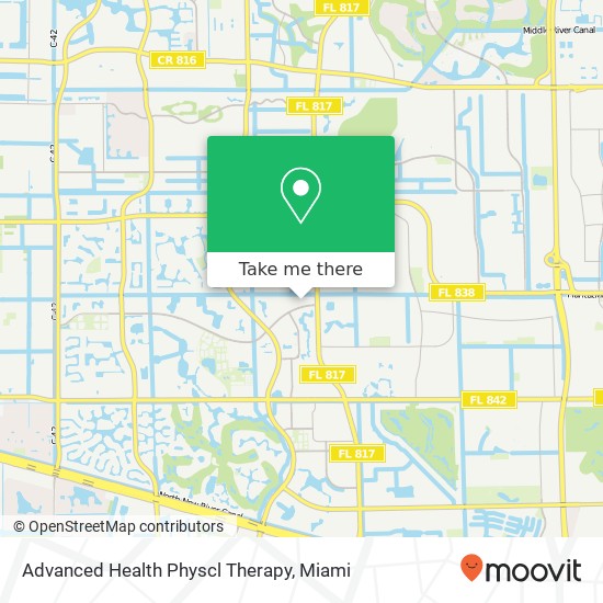 Advanced Health Physcl Therapy map