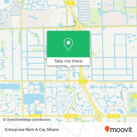 Mapa de Enterprise Rent-A-Car