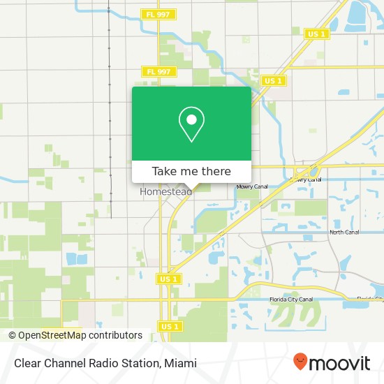 Clear Channel Radio Station map