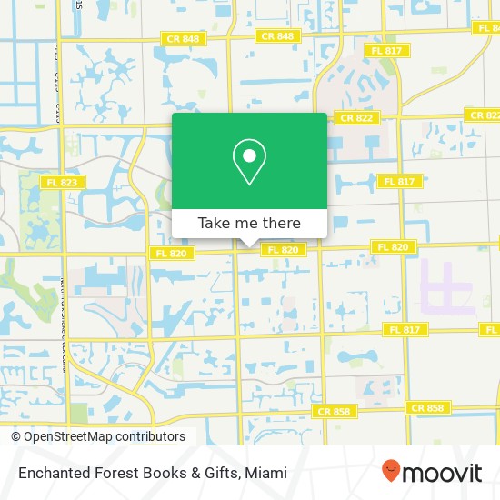 Mapa de Enchanted Forest Books & Gifts