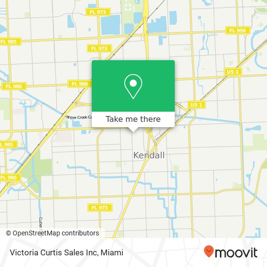 Victoria Curtis Sales Inc map