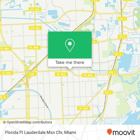 Mapa de Florida Ft Lauderdale Msn Chr