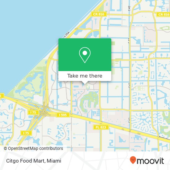 Mapa de Citgo Food Mart