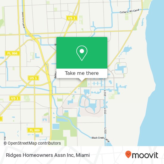 Ridges Homeowners Assn Inc map