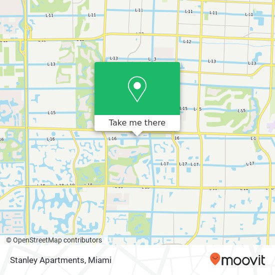 Mapa de Stanley Apartments