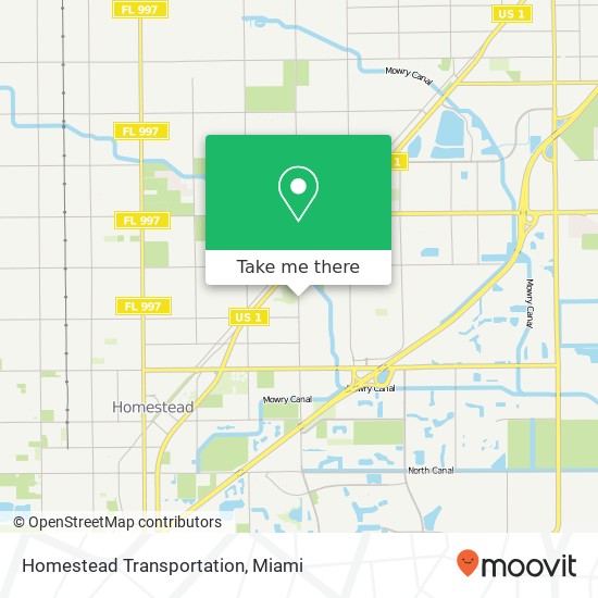 Homestead Transportation map