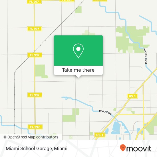 Mapa de Miami School Garage
