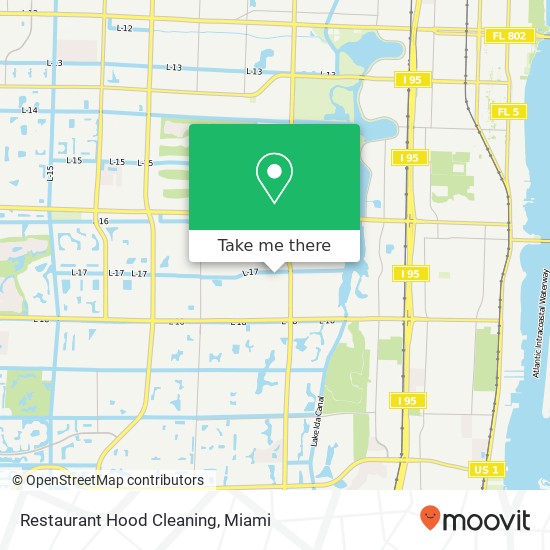 Restaurant Hood Cleaning map