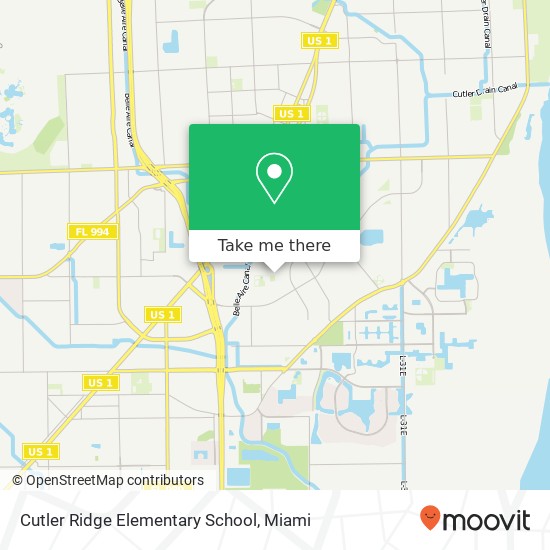 Mapa de Cutler Ridge Elementary School