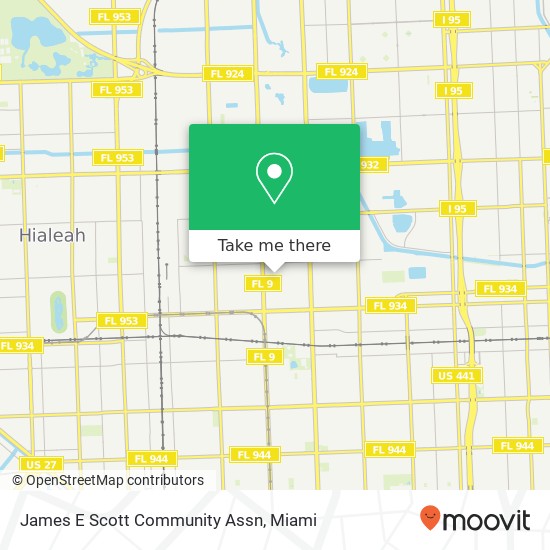 Mapa de James E Scott Community Assn