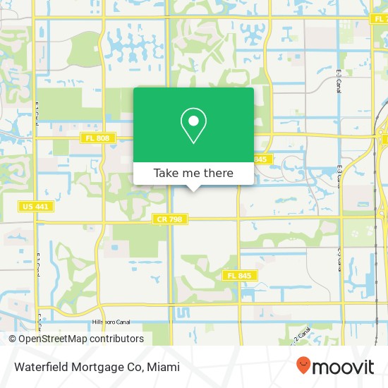 Mapa de Waterfield Mortgage Co