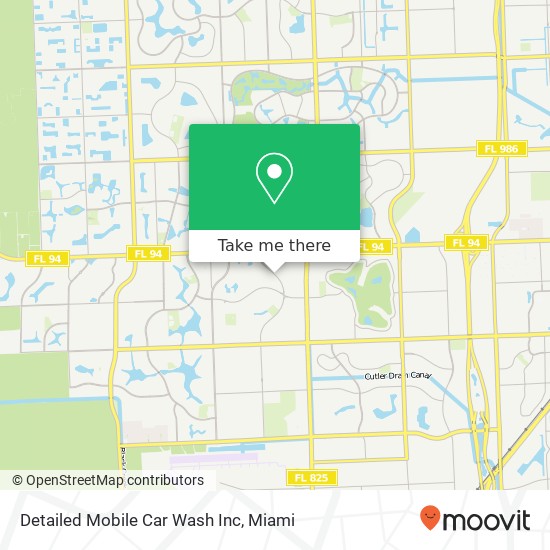 Detailed Mobile Car Wash Inc map