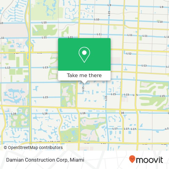 Damian Construction Corp map