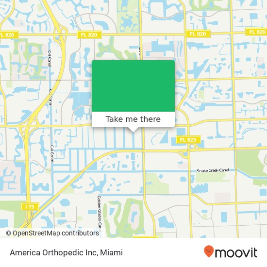 America Orthopedic Inc map