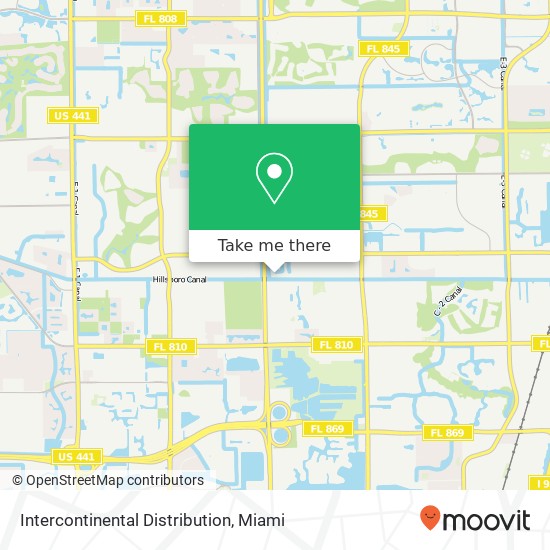 Intercontinental Distribution map