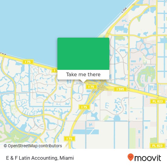 E & F Latin Accounting map