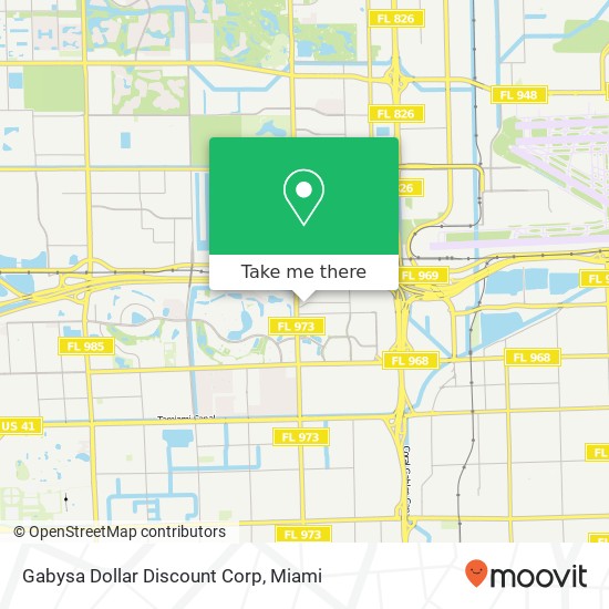 Mapa de Gabysa Dollar Discount Corp