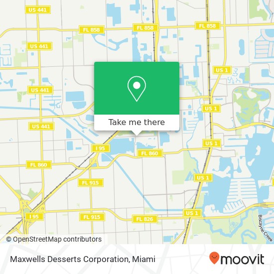 Maxwells Desserts Corporation map