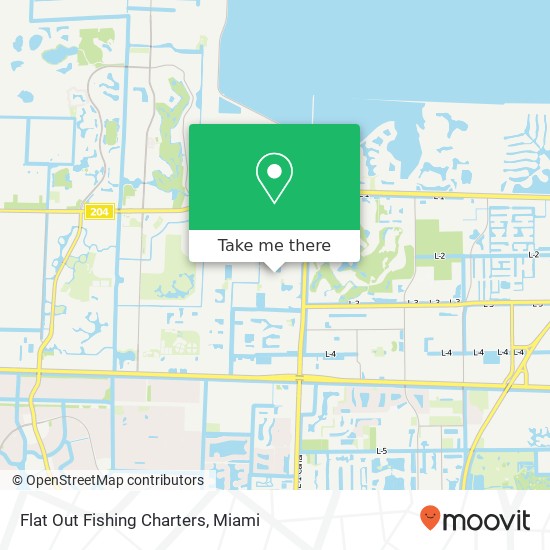 Flat Out Fishing Charters map