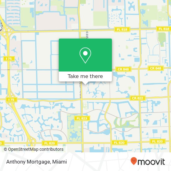 Mapa de Anthony Mortgage