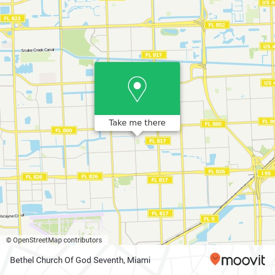 Bethel Church Of God Seventh map