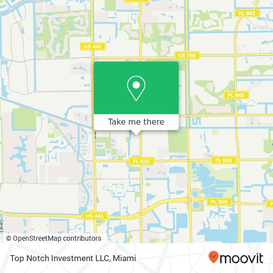 Mapa de Top Notch Investment LLC