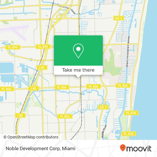 Noble Development Corp map