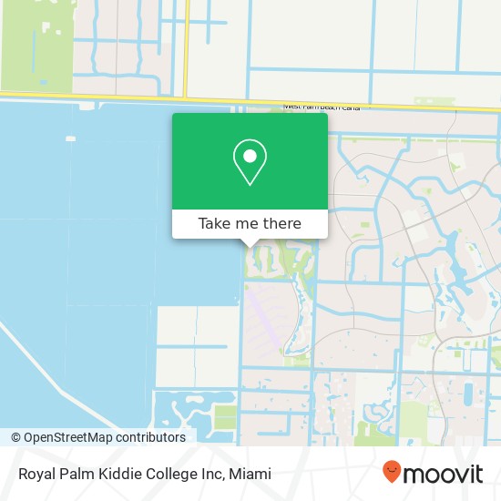 Royal Palm Kiddie College Inc map