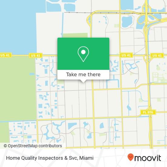 Home Quality Inspectors & Svc map