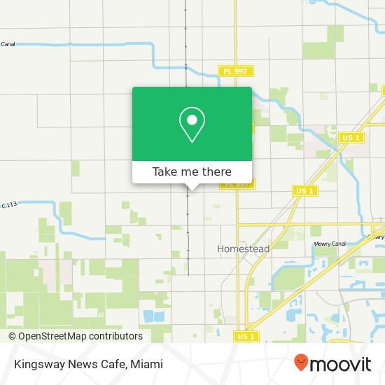 Mapa de Kingsway News Cafe