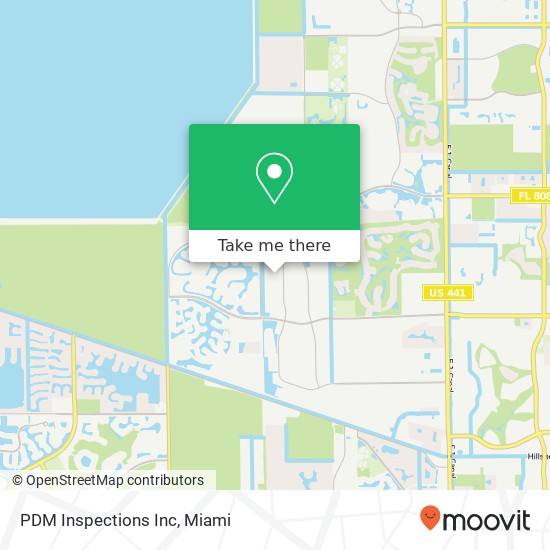Mapa de PDM Inspections Inc