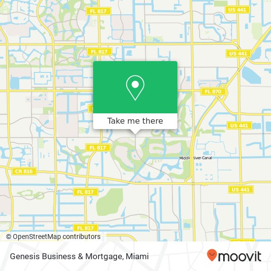 Genesis Business & Mortgage map