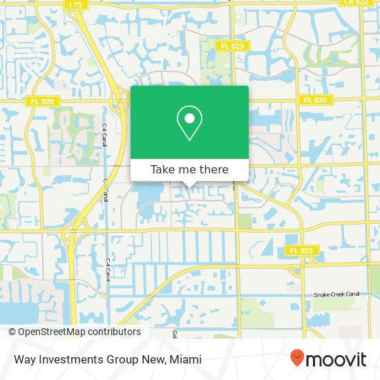 Mapa de Way Investments Group New