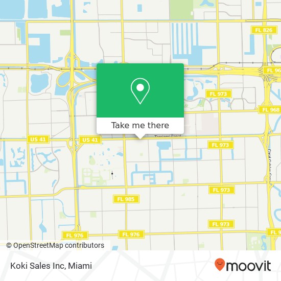 Koki Sales Inc map