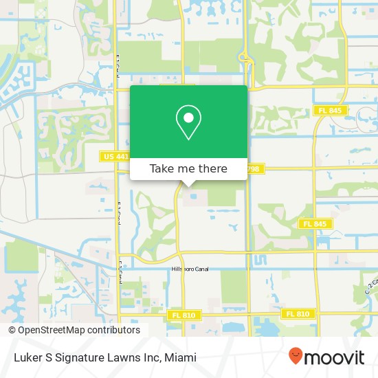 Mapa de Luker S Signature Lawns Inc