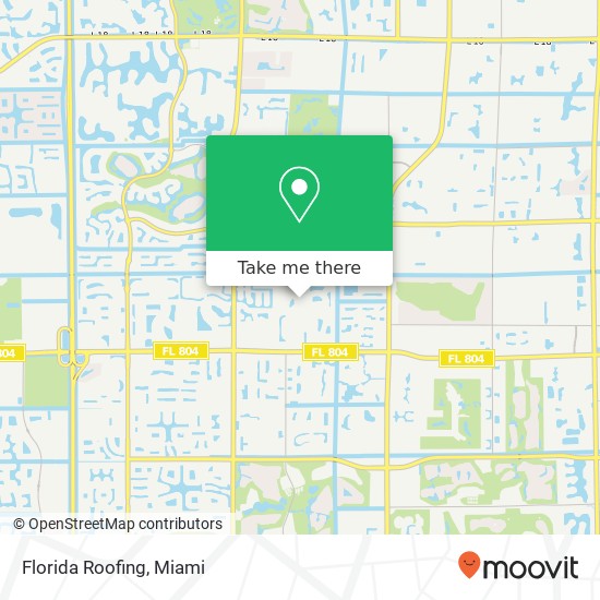 Mapa de Florida Roofing