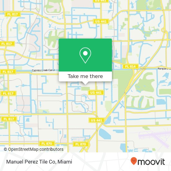 Mapa de Manuel Perez Tile Co