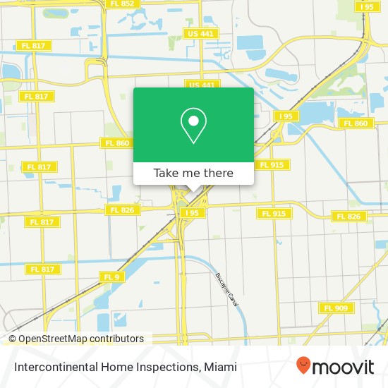 Intercontinental Home Inspections map