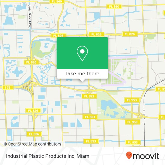 Industrial Plastic Products Inc map