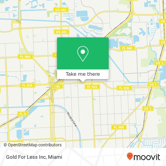 Gold For Less Inc map