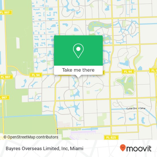 Bayres Overseas Limited, Inc map