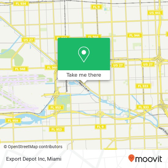 Mapa de Export Depot Inc