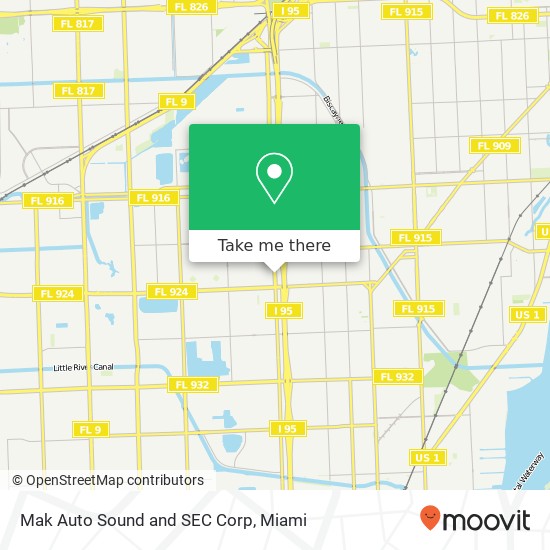 Mapa de Mak Auto Sound and SEC Corp