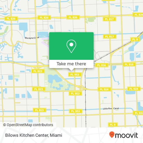 Mapa de Bilows Kitchen Center