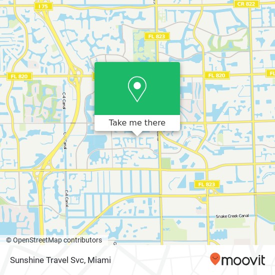 Sunshine Travel Svc map