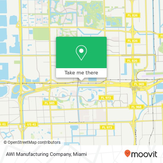 AWI Manufacturing Company map