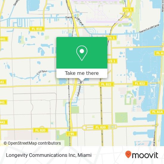 Mapa de Longevity Communications Inc