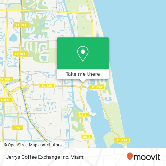 Mapa de Jerrys Coffee Exchange Inc